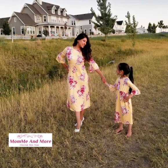 Women Dress, Girl Children Dress - Picture 4 of 8